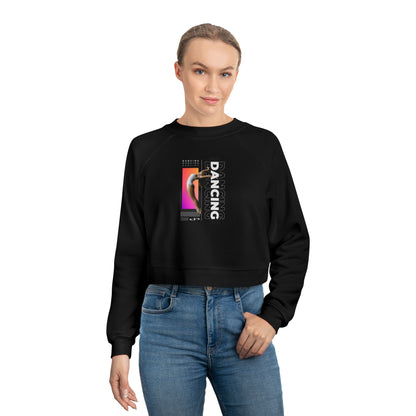 “Dancing” Female Dancer Streetwear Graphic | Ballet & Dance Sweatshirt for Dancers & Enthusiasts - Women’s Cropped Sweatshirt