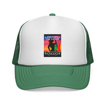 “Line Dancer, Get Your Boots In Line” Cowgirl Graphic | Western Country Dance Cap for Women & Men
