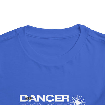“Tiny Dancer" Toddler Short Sleeve T-Shirt – Streetwear-Inspired Ballet Class Graphic Tee for Kids
