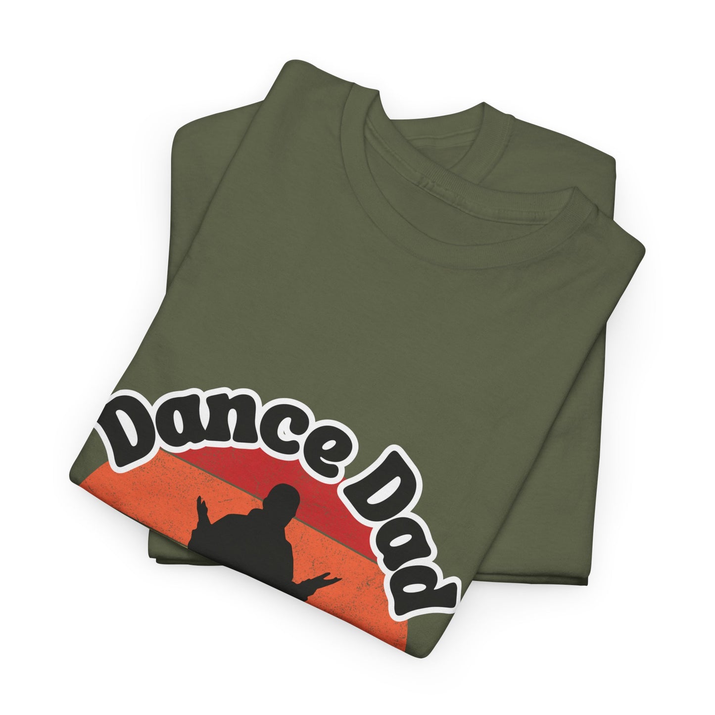 "Dance Dad" Unisex Heavy Cotton Tee – Funny Retro Dance Shirt for Cool Dads