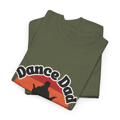 "Dance Dad" Unisex Heavy Cotton Tee – Funny Retro Dance Shirt for Cool Dads