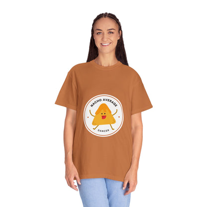 "Nacho Average Dancer" T-Shirt – Funny Dance Pun Unisex Garment-Dyed Tee with Cute Nacho Graphic 🌮💃