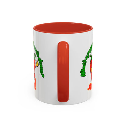 "What's a Pepper's Favorite Dance? Salsa." Accent Coffee Mug – Funny Dance Pun Ceramic Mug for Dancers and Food Lovers