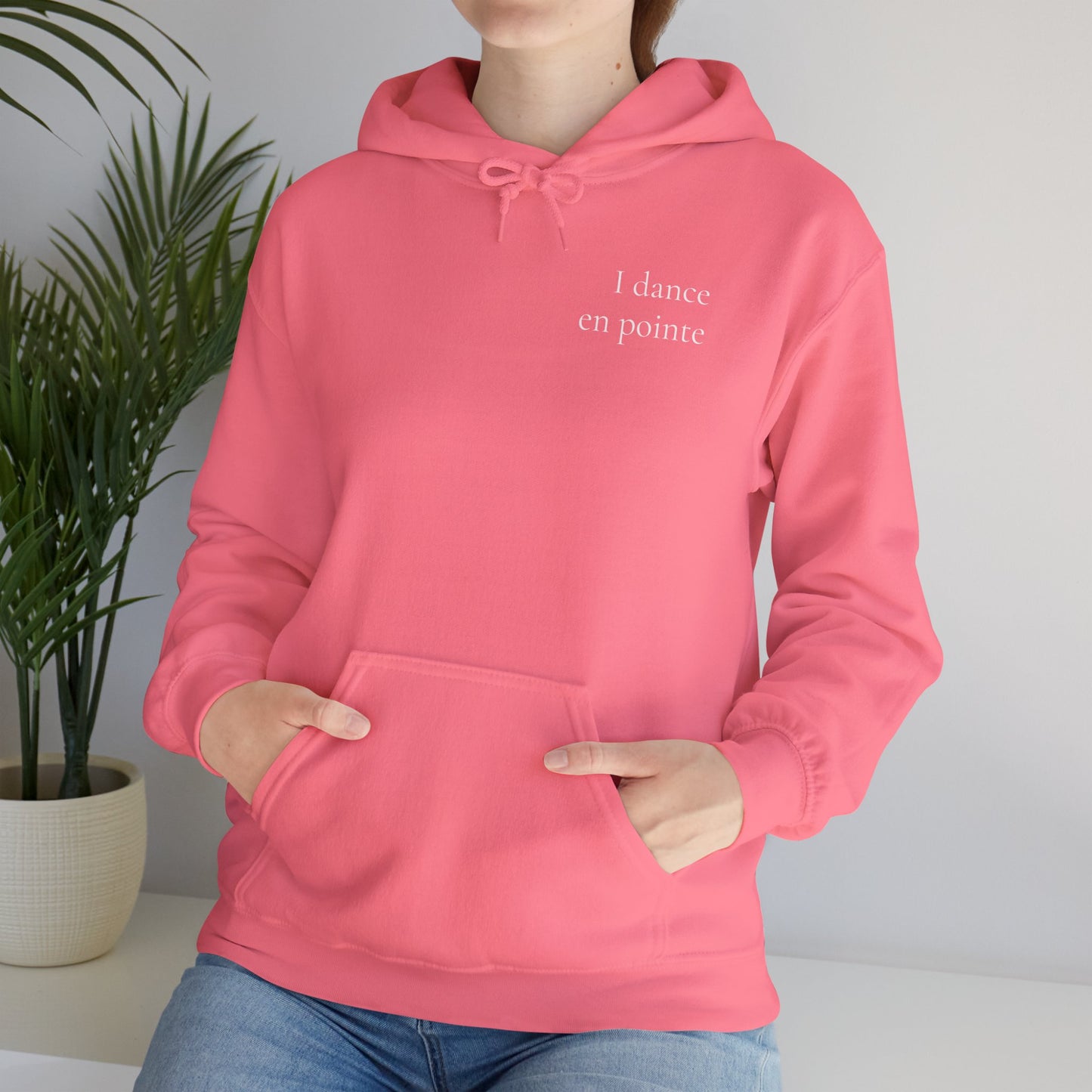 "I Dance En Pointe" Unisex Hoodie – Ballet-Themed Personalized Hoodie for Teens and Adults Featuring X-Ray Foot Design