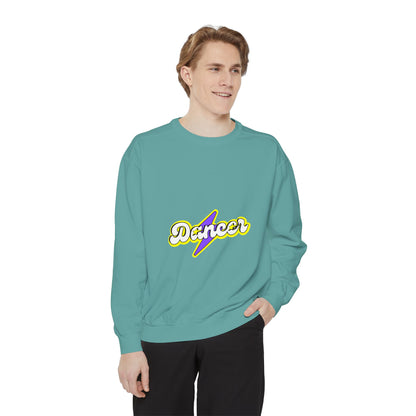 "Dancer" Unisex Lightweight Crewneck Sweatshirt – Superhero-Inspired Graphic Pullover for Dance Lovers & Performers