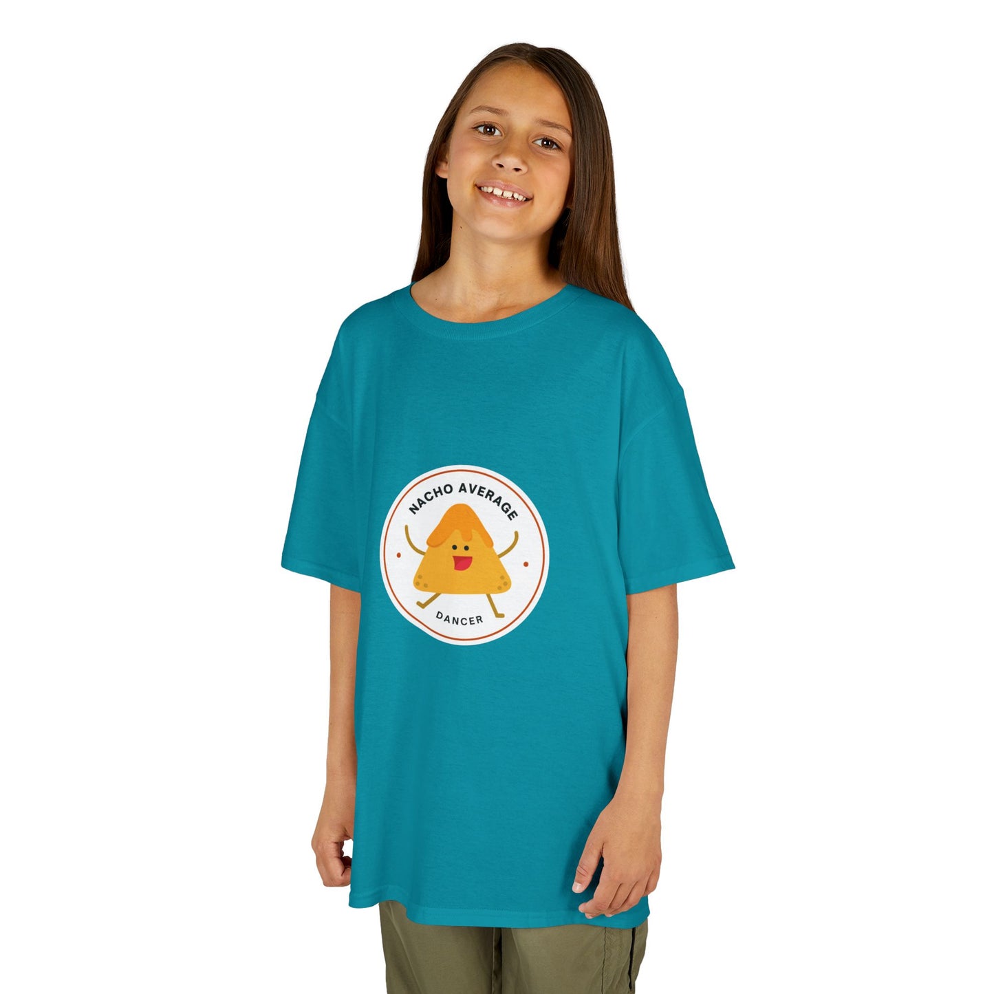 "Nacho Average Dancer" Youth Dance T-Shirt – Cute Nacho Graphic Tee for Kids Who Love to Dance