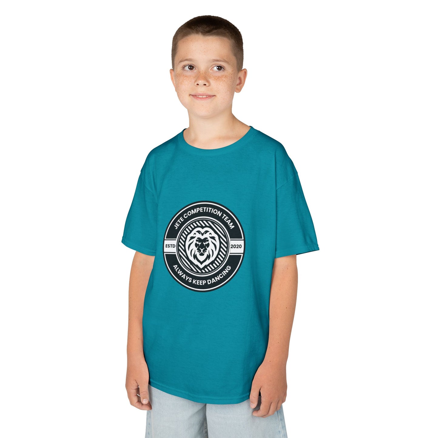 "Jeté Competition Team – Always Keep Dancing" Collegiate Graphic Tee - Youth Dance Team T-Shirt