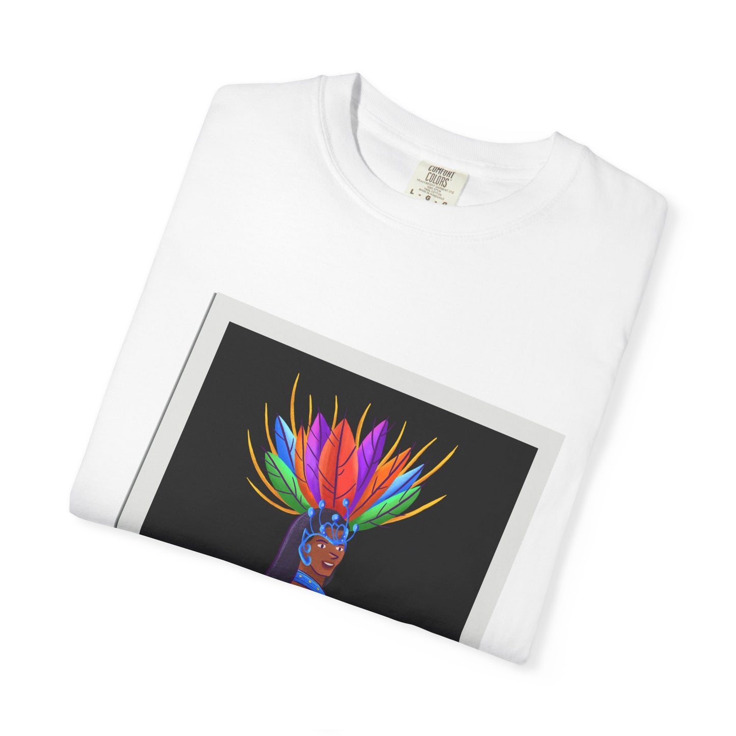 "Shake It Like a Samba Star" Unisex Garment-Dyed Dance T-Shirt – Bold Carnival-Inspired Graphic Tee for Dancers