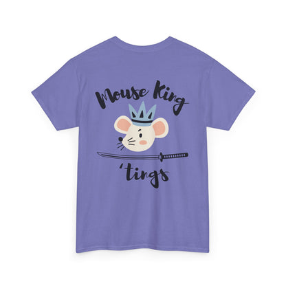 “Mouse King ’Tings” Back Print ADULT T-shirt + “Nutcracker 2025” Front – Unisex Heavy Cotton Tee | Ballet Holiday Dance Apparel