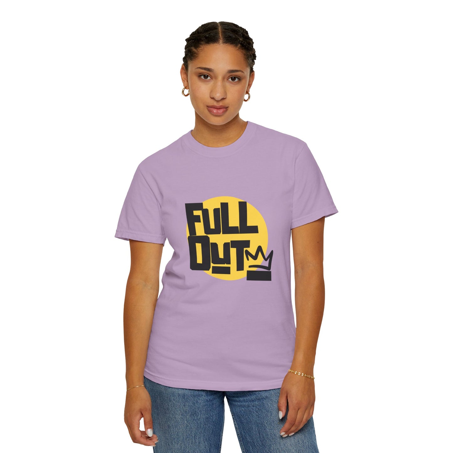 "Full Out" Unisex Garment-Dyed T-Shirt – Bold Streetwear-Inspired Dance Graphic Tee – Performance Shirt for Dancers & Hip Hop Enthusiasts