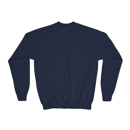 "Line Dancer, Get Your Boots in Line!" Youth Crewneck Sweatshirt – Western-Inspired Dance Graphic – Country Dance Pullover for Kids
