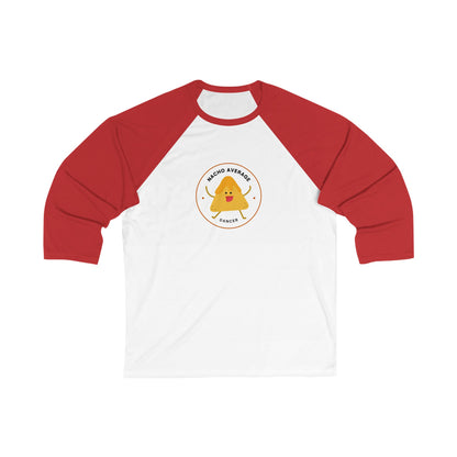 "Nacho Average Dancer" Unisex 3/4 Sleeve Baseball Tee – Funny Dance Shirt with Cute Nacho Graphic for Dancers