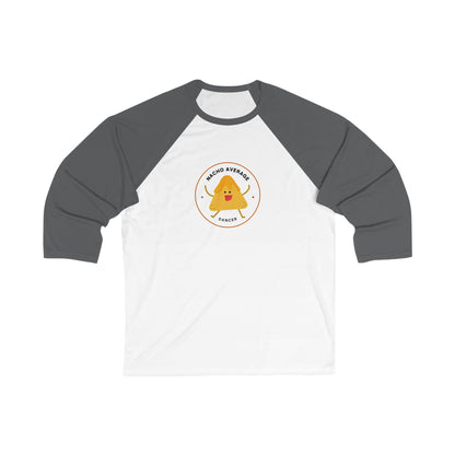 "Nacho Average Dancer" Unisex 3/4 Sleeve Baseball Tee – Funny Dance Shirt with Cute Nacho Graphic for Dancers