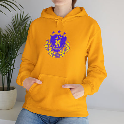 "Jeté Dance Gear" Unisex Hooded Sweatshirt – Collegiate Style Dance Hoodie for Dancers & Dance Lovers