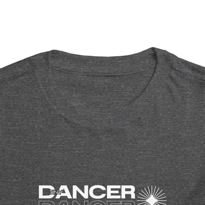 “Tiny Dancer" Toddler Short Sleeve T-Shirt – Streetwear-Inspired Ballet Class Graphic Tee for Kids