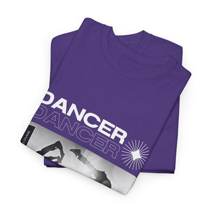 “Dancer” Graphic with Breakdancer Streetwear-Inspired Design | Hip-Hop Dance T-Shirt for Men & Women | Unisex Heavy Cotton Tee