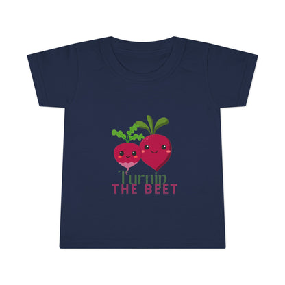 "Turnip the Beet" Toddler Dance T-Shirt – Cute Veggie Graphic Short Sleeve Tee for Kids