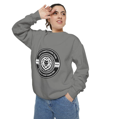 "Jeté Competition Team – Always Keep Dancing" Unisex Lightweight Crewneck Sweatshirt – Collegiate-Inspired Dance Team Pullover for Dancers & Studio Spirit Wear