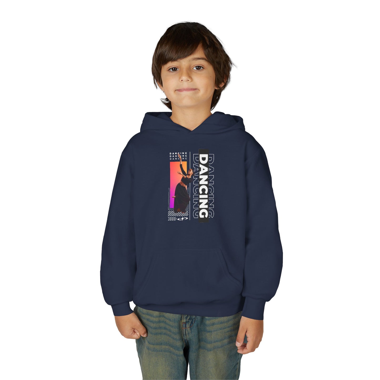 “Dancing” Female Dancer Streetwear Graphic | Unisex Youth Hoodie – Dance Hoodie for Kids & Young Performers