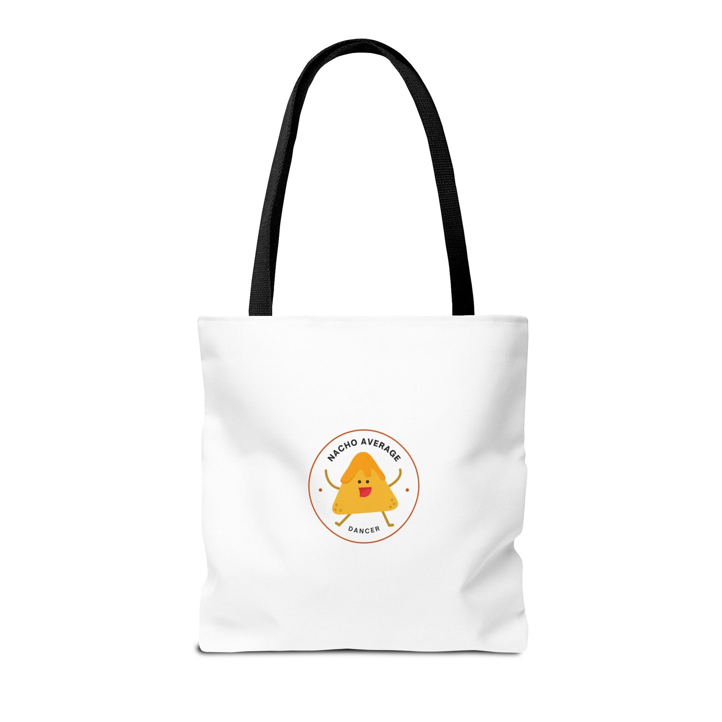 "Nacho Average Dancer" Canvas Tote Bag – Funny Kawaii Dance Tote with Nacho Graphic for Dancers & Dance Moms
