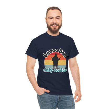 "Dance Dad" Unisex Heavy Cotton Tee – Funny Retro Dance Shirt for Cool Dads
