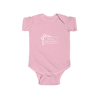 "Tiny Dancer" Infant Short Sleeve Bodysuit – Adorable Dance-Themed Baby One-Piece for Little Ballerinas and Future Movers