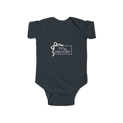 "Tiny Dancer" Infant Short Sleeve Bodysuit – Adorable Dance-Themed Baby One-Piece for Little Ballerinas and Future Movers