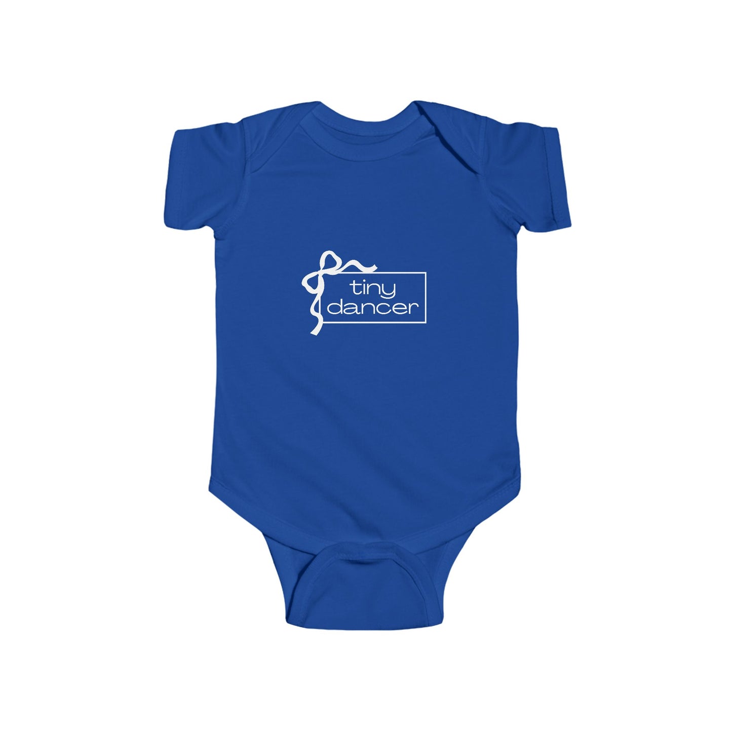 "Tiny Dancer" Infant Short Sleeve Bodysuit – Adorable Dance-Themed Baby One-Piece for Little Ballerinas and Future Movers
