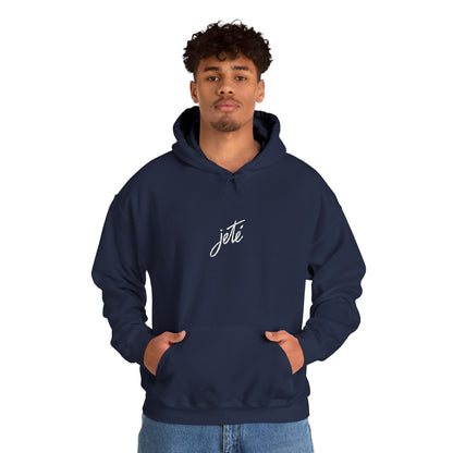 “Jeté” Official Embroidered Logo - Unisex Heavy Blend™ Hooded Sweatshirt | Premium Streetwear Dance Hoodie for Ballet & Dance Enthusiasts