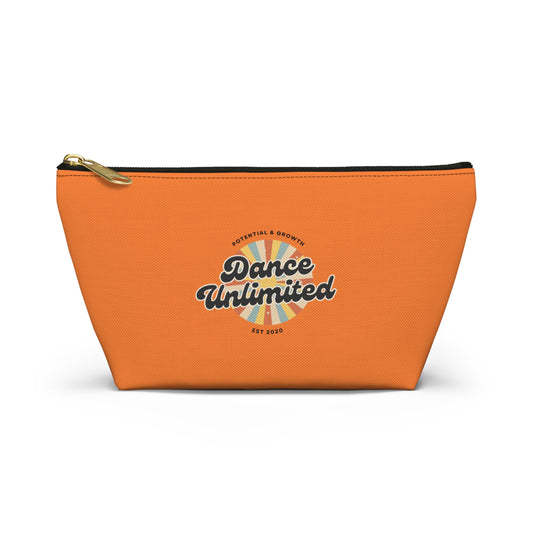 "Dance Unlimited - Potential & Growth" Makeup Bag – Retro Dance Graphic – Inspirational Dance-Themed Zipper Pouch for Cosmetics, Accessories & Gifts