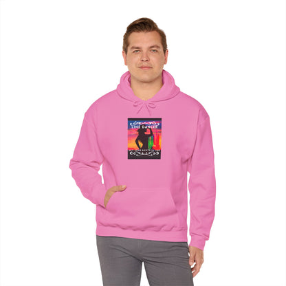 "Line Dancer, Get Your Boots in Line" Western-Inspired Graphic – Unisex Heavy Blend™ Hooded Sweatshirt