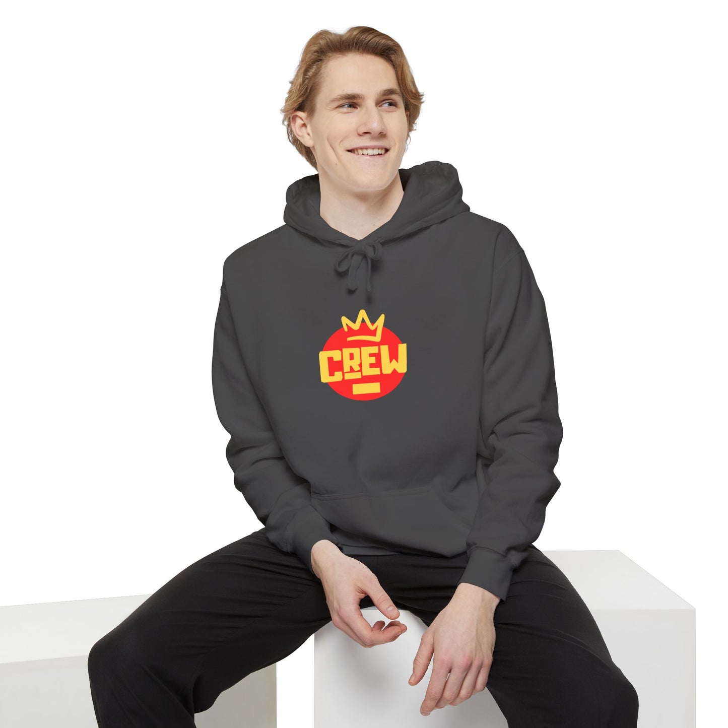 Full Out Premium Collection Dance Hoodie – Unisex Streetwear Crew Pullover with "Full Out" Back Graphic and "Crew" Front Design