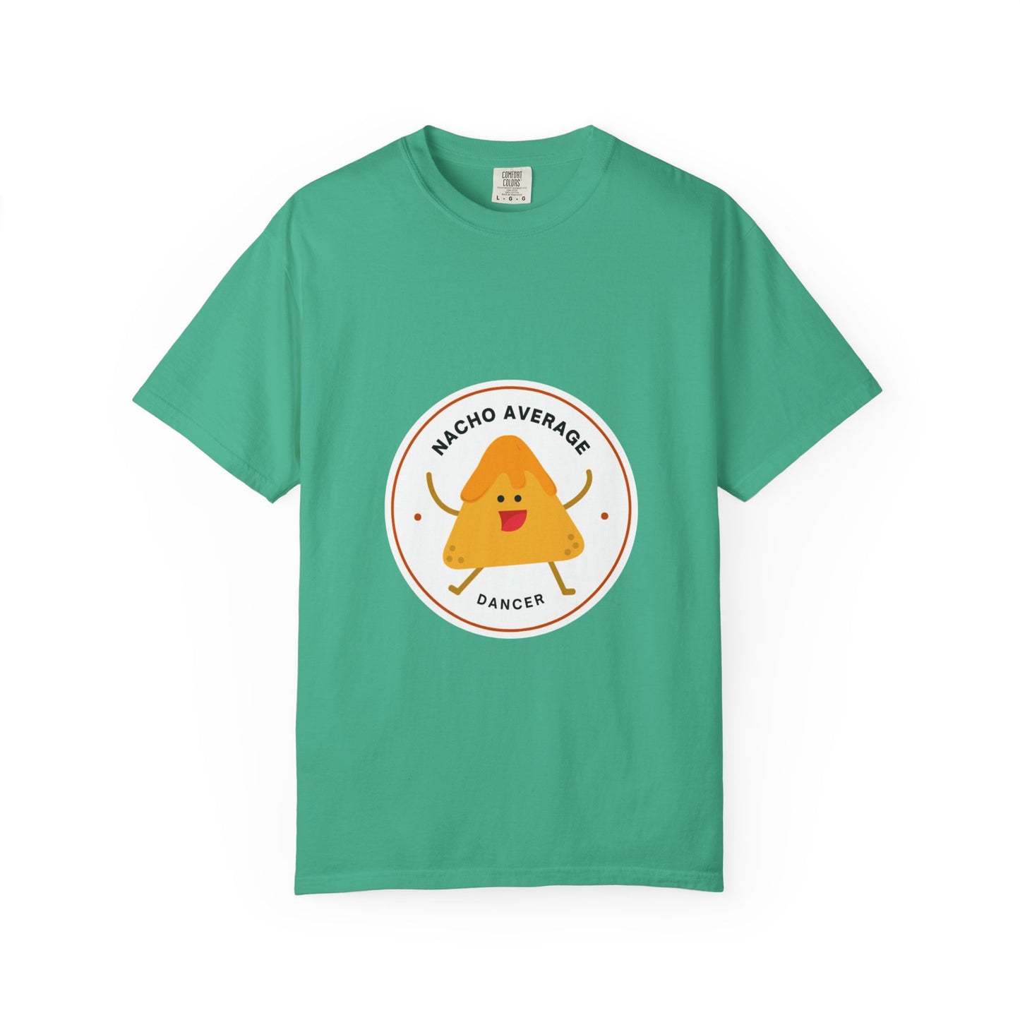 "Nacho Average Dancer" T-Shirt – Funny Dance Pun Unisex Garment-Dyed Tee with Cute Nacho Graphic 🌮💃