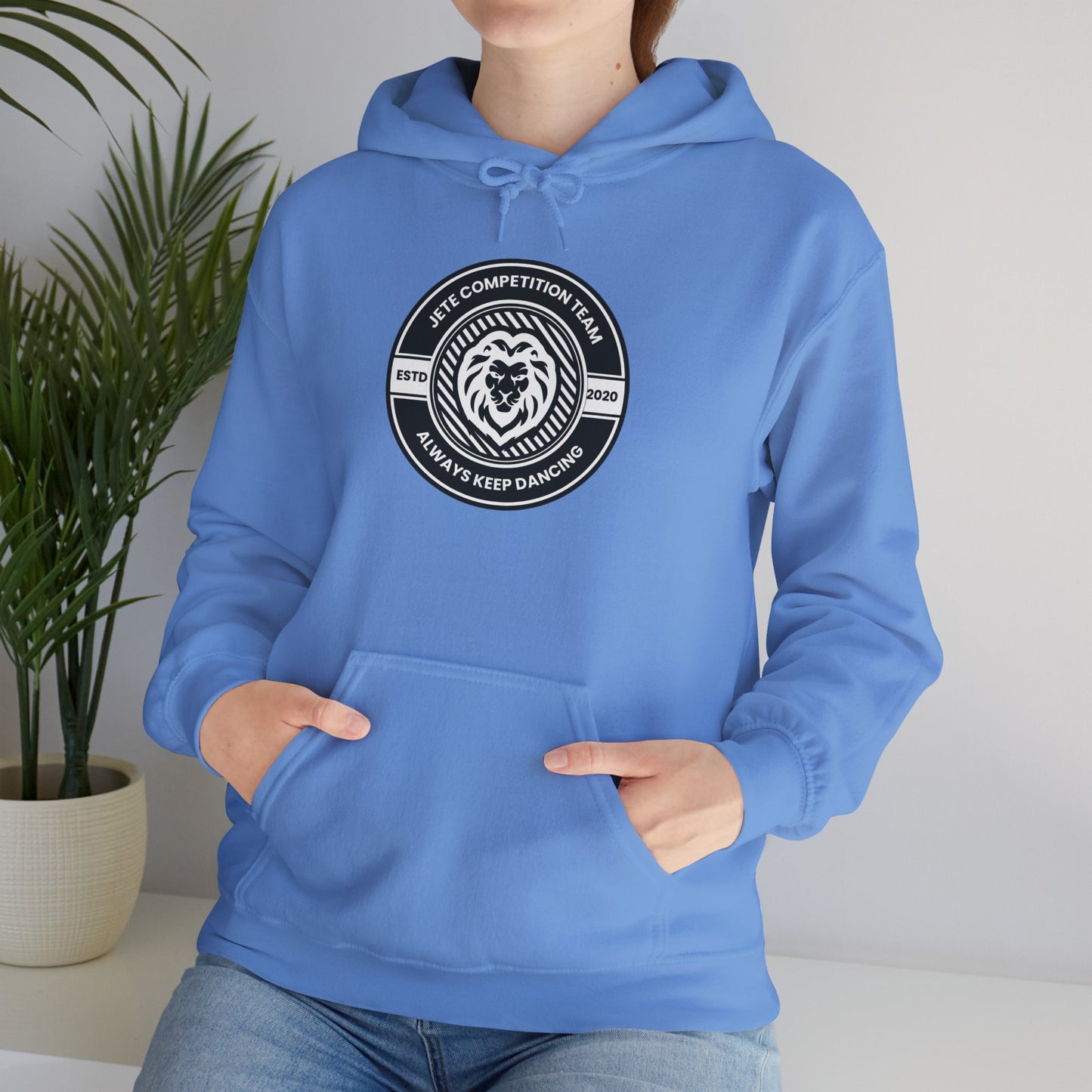 "Jeté Competition Team – Always Keep Dancing" Hoodie  Unisex Collegiate-Inspired Dance Sweatshirt