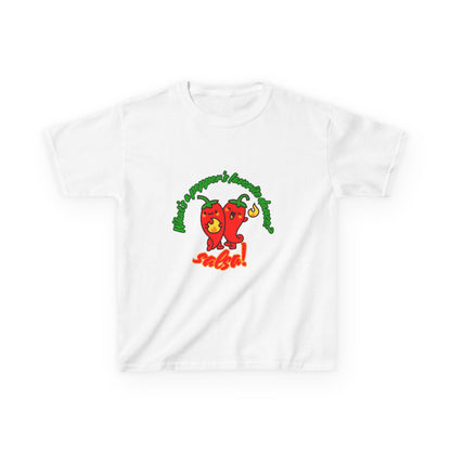 "What’s a Pepper’s Favorite Dance? Salsa!" Youth Short Sleeve Tee – Funny Dance Shirt with Cute Pepper Graphic for Kids