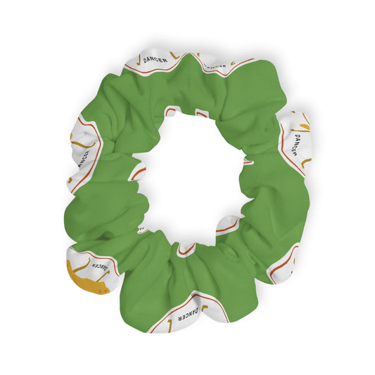 “Nacho Average Dancer” Scrunchie – Funny Dance Pun Hair Accessory with Cute Nacho Graphic