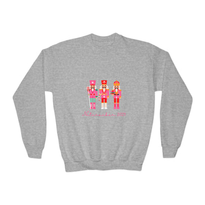 “Nutcracker 2025” Sweatshirt – YOUTH Crewneck | Ballet Holiday Dance Sweatshirt for Dancers