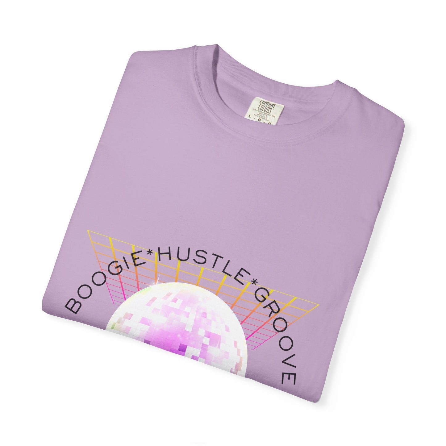 "Boogie, Hustle, Groove - Dancing" Streetwear Dance Graphic – Unisex Garment-Dyed T-Shirt