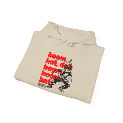 “Boom Kat” Hoodie – Unisex Hooded Sweatshirt with Bold Streetwear-Inspired Dance Graphic