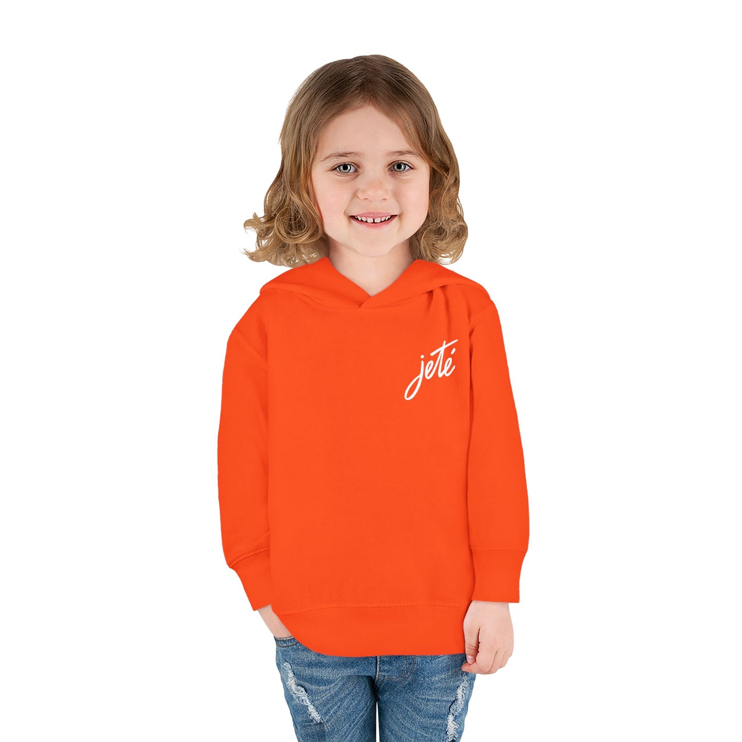 “Jeté” Official  Logo | Ballet & Dance Hoodie for Kids & Young Dance Enthusiasts - Toddler Pullover Hoodie
