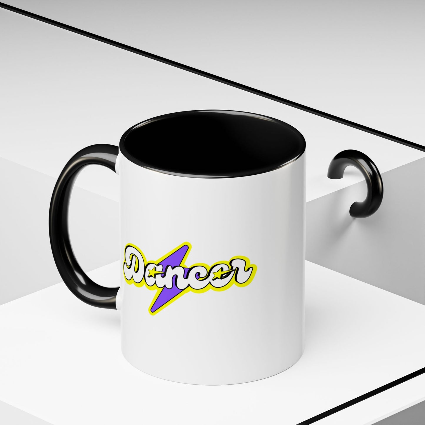 "Dancer" Accent Coffee Mug – Superhero Theme Ceramic Mug for Dancers and Dance Lovers