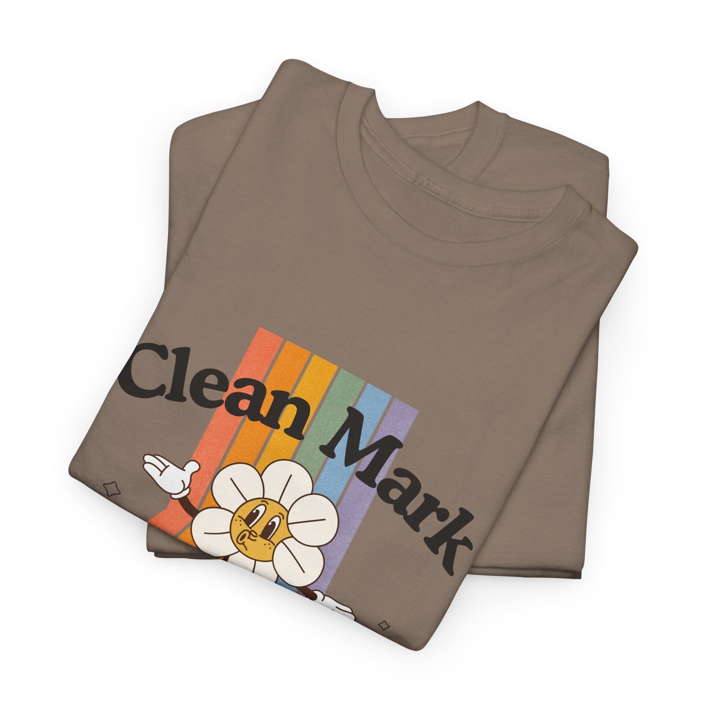 “Clean Mark Social Club” Unisex Heavy Cotton T-Shirt – Streetwear-Inspired Dance Graphic Tee for Adults & Kids