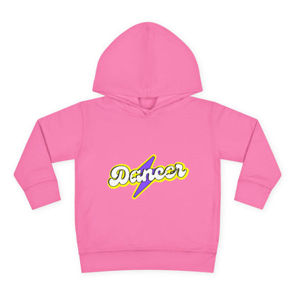 "Dancer" Superhero Toddler Pullover Fleece Hoodie – Cozy Dance-Themed Sweatshirt for Kids