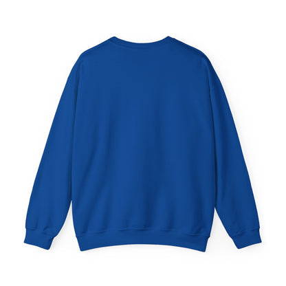 "One More Time Is a Lie." Unisex Heavy Blend Crewneck Sweatshirt – Bold Emblem Graphic Dance Teacher Quote Pullover for Dancers & Studio Life