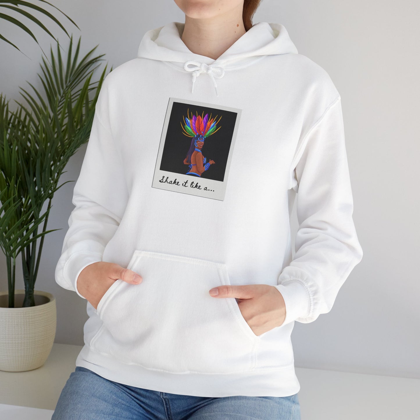 "Shake It Like a... Samba Dancer" Unisex Dance Hoodie – Carnival-Inspired Graphic Sweatshirt