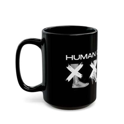 "Human or Dancer" Accent Coffee Mug – Dance-Themed Mug with Cute X-Ray Foot Design for Dancers, Ballet Teachers, and Dance Lovers