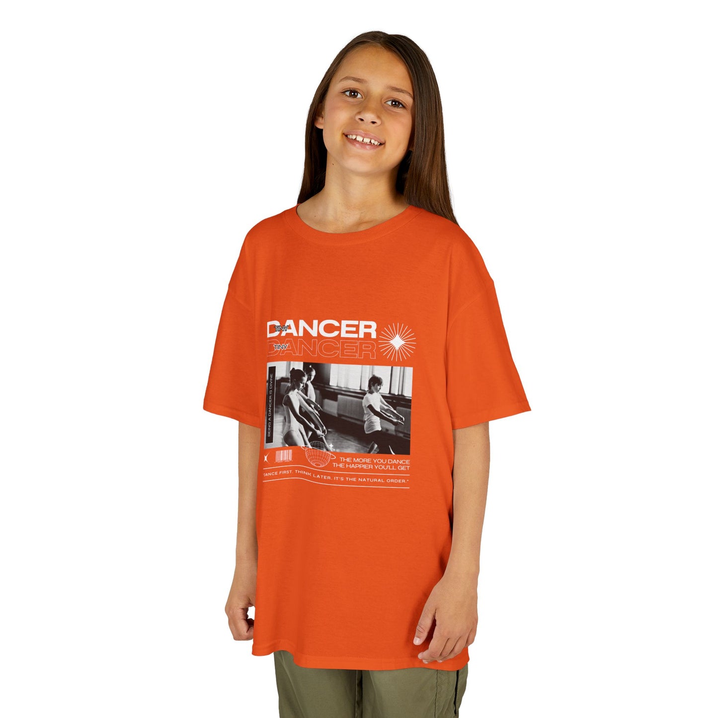 “Dancer” Youth Short Sleeve Tee – Ballet Class Streetwear-Inspired Dance Shirt for Kids