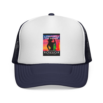 “Line Dancer, Get Your Boots In Line” Cowgirl Graphic | Western Country Dance Cap for Women & Men