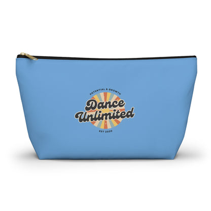 "Dance Unlimited - Potential & Growth" Makeup Bag – Retro Dance Graphic – Inspirational Dance-Themed Zipper Pouch for Cosmetics, Accessories & Gifts
