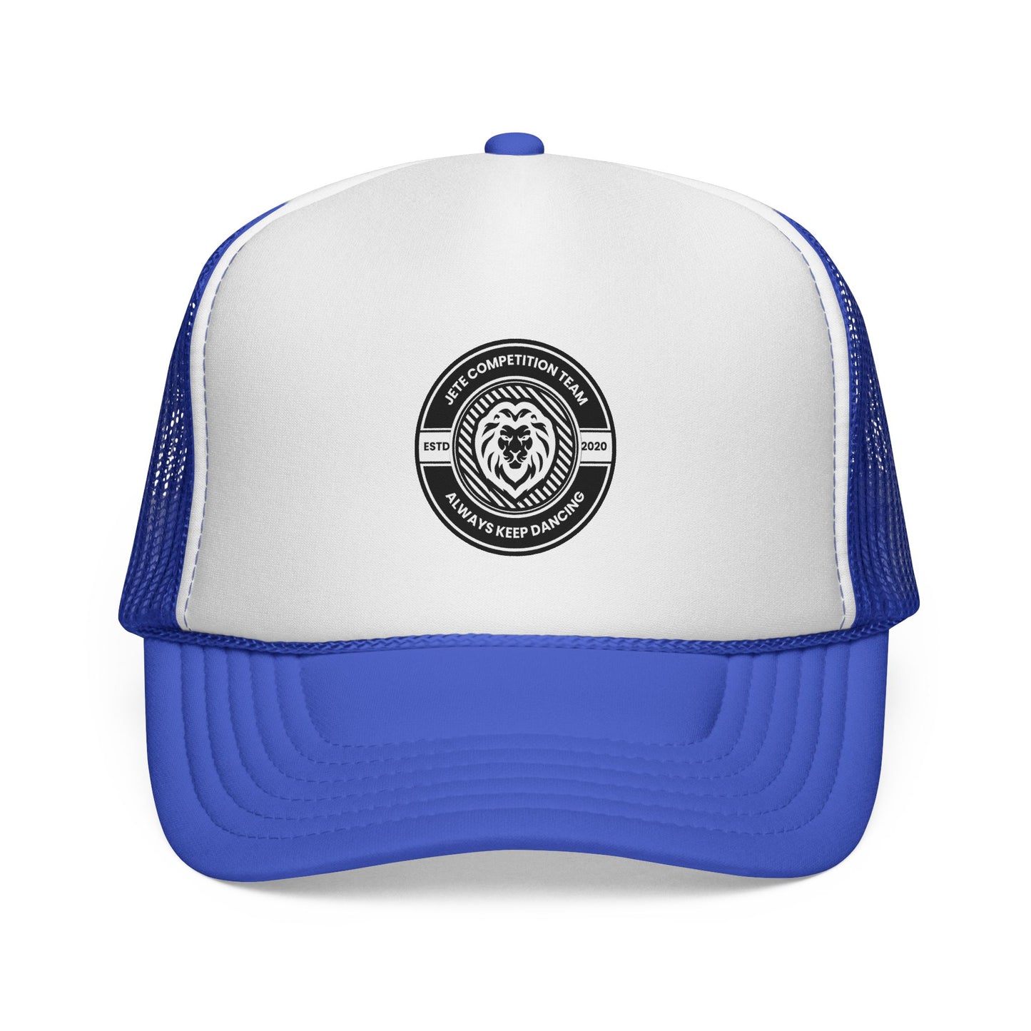 "Jeté Competition Team - Always Keep Dancing" Trucker Hat – Collegiate-Inspired Dance Team Cap with Motto